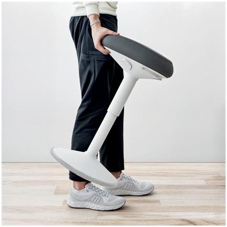 LEITZ Állószék, billenő, ergonomikus, LEITZ "Ergo Active", világosszürke