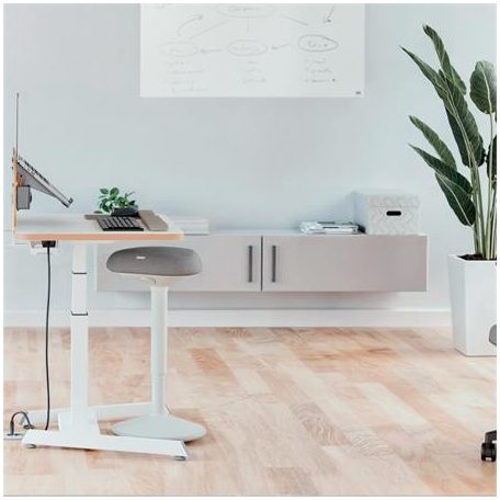 LEITZ Állószék, billenő, ergonomikus, LEITZ "Ergo Active", világosszürke