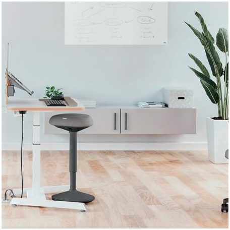 LEITZ Állószék, billenő, ergonomikus, LEITZ "Ergo Active", sötétszürke