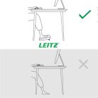 LEITZ Lábtámasz, állítható, LEITZ "Ergo"