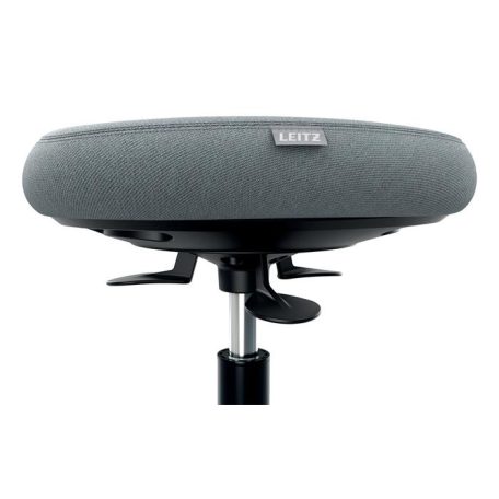 LEITZ Munkaszék, görgős, ergonomikus, LEITZ "Ergo Comfort Active", világosszürke
