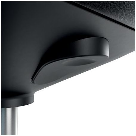LEITZ Munkaszék, görgős, ergonomikus, LEITZ "Ergo Comfort", sötétszürke