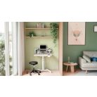 LEITZ Munkaszék, görgős, ergonomikus, LEITZ "Ergo Comfort", sötétszürke