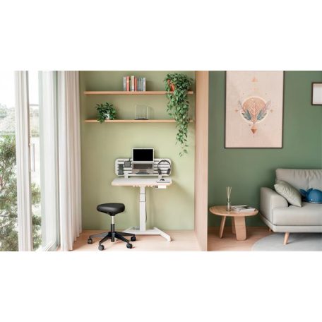 LEITZ Munkaszék, görgős, ergonomikus, LEITZ "Ergo Comfort", sötétszürke