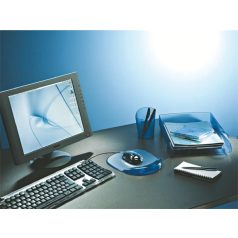   ESSELTE Egéralátét, géltöltésű, ESSELTE "Kristály", áttetsző kék