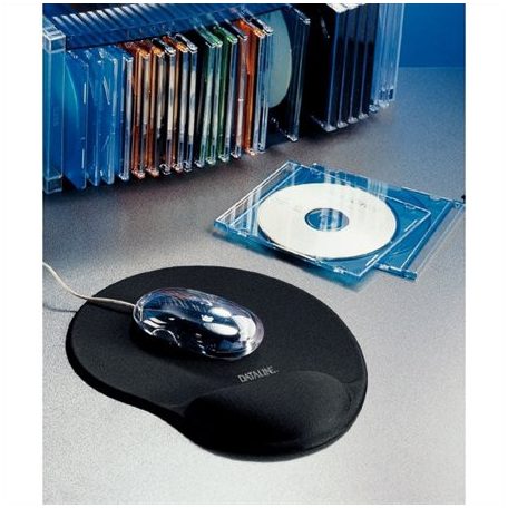 ESSELTE Egéralátét, géltöltésű, ESSELTE "Fashion", fekete