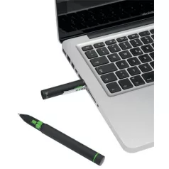   LEITZ Prezentációs lézermutató, vezeték nélküli, LEITZ "Complete Pro 2 Presenter", fekete