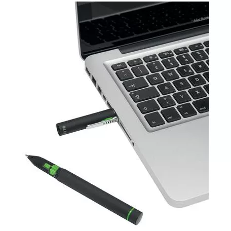 LEITZ Prezentációs lézermutató, vezeték nélküli, LEITZ "Complete Pro 2 Presenter", fekete