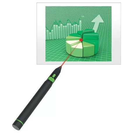 LEITZ Prezentációs lézermutató, vezeték nélküli, LEITZ "Complete Pro 2 Presenter", fekete