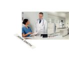 LEITZ Etikett, folyamatos, papír, öntapadó, 12 mm x 22 m, LEITZ "Icon", fehér