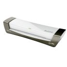 LEITZ Laminálógép, A4, 80-125 mikron, LEITZ "iLam Office", ezüst