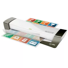  LEITZ Laminálógép, A4, 80-125 mikron, LEITZ "iLam Office", ezüst