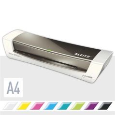  LEITZ Laminálógép, A4, 75-125 mikron, LEITZ "iLam Home Office", szürke