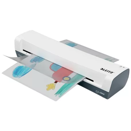 LEITZ Laminálógép, A3, 75-125 mikron, LEITZ "iLam Home", fehér