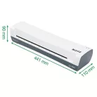 LEITZ Laminálógép, A3, 75-125 mikron, LEITZ "iLam Home", fehér