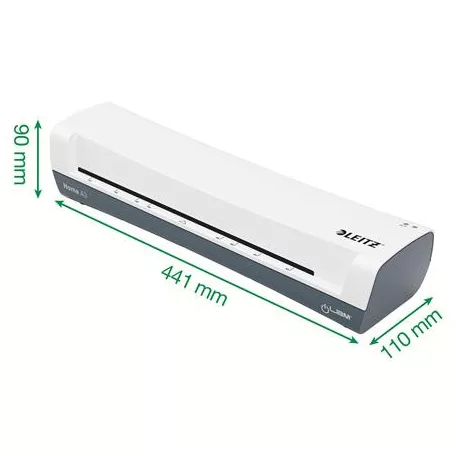 LEITZ Laminálógép, A3, 75-125 mikron, LEITZ "iLam Home", fehér