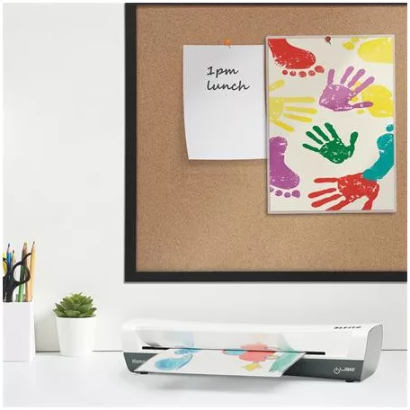 LEITZ Laminálógép, A3, 75-125 mikron, LEITZ "iLam Home", fehér