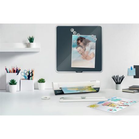 LEITZ Lamináló készlet, A4, 80-125 mikron, LEITZ "iLam Home 4-in-1", fehér