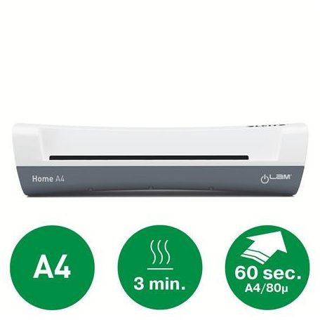 LEITZ Lamináló készlet, A4, 80-125 mikron, LEITZ "iLam Home 4-in-1", fehér