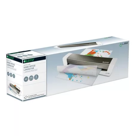LEITZ Laminálógép, A3, 75-125 mikron, LEITZ "iLam Home Office", szürke