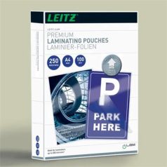   LEITZ Meleglamináló fólia, 250 mikron, A4, fényes, UDT technológiával, LEITZ "iLam"