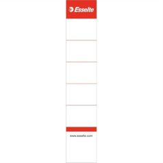   ESSELTE Cserecímke, iratrendezőhöz, kétoldalas, 30x158 mm, ESSELTE, fehér