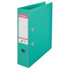 ESSELTE Iratrendező, 75 mm, A4, PP, élvédő sínnel, ESSELTE "Standard", mentazöld