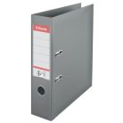 ESSELTE Iratrendező, 75 mm, A4, PP, élvédő sínnel, ESSELTE "Standard", szürke