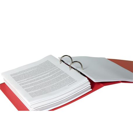 ESSELTE Iratrendező, 75 mm, A4, PP, élvédő sínnel, ESSELTE "Standard", lila