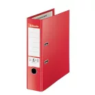 ESSELTE Iratrendező, 80 mm, A4, PP, élvédő sínnel, ESSELTE "Standard Plus", Vivida piros
