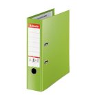 ESSELTE Iratrendező, 80 mm, A4, PP, élvédő sínnel, ESSELTE "Standard Plus", Vivida zöld