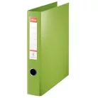 ESSELTE Gyűrűs könyv, 4 gyűrű, D alakú, 60 mm, A4 maxi, PP, ESSELTE "Jumbo Vivida", zöld