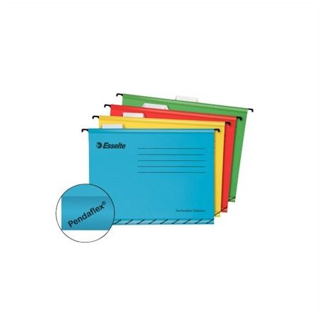 ESSELTE Függőmappa, újrahasznosított karton, A4, ESSELTE "Classic", sárga