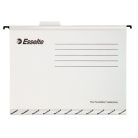 ESSELTE Függőmappa, újrahasznosított karton, A4, ESSELTE "Classic", fehér