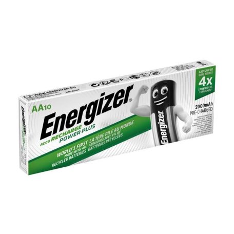 ENERGIZER Tölthető elem, AA ceruza, 10x2000 mAh, előtöltött, ENERGIZER "Extreme"