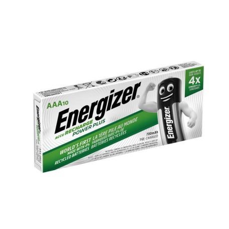 ENERGIZER Tölthető elem, AAA mikro, 10x700 mAh, előtöltött, ENERGIZER "Extreme"