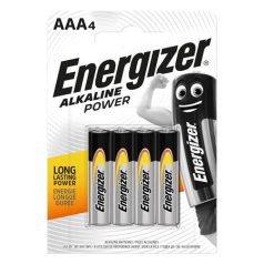   ENERGIZER Elem, AAA mikro, 4 db, ENERGIZER "Alkaline Power"