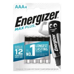   ENERGIZER Elem, AAA mikro, 4db, ENERGIZER "Max Plus"