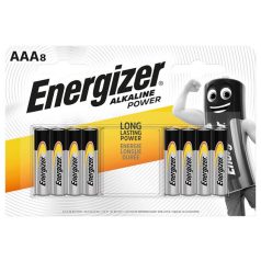   ENERGIZER Elem, AAA mikro, 8 db, ENERGIZER "Alkaline Power"