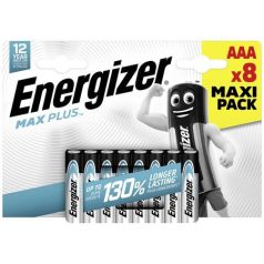   ENERGIZER Elem, AAA mikro, 8 db, ENERGIZER "Max Plus"