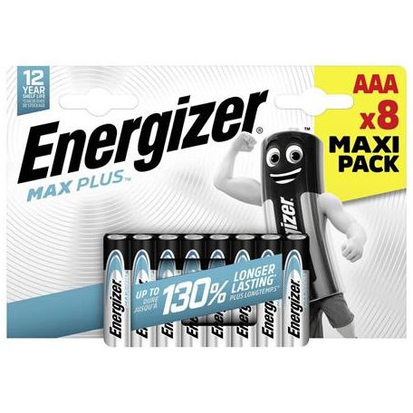 ENERGIZER Elem, AAA mikro, 8 db, ENERGIZER "Max Plus"