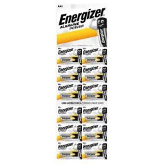   ENERGIZER Elem, AA ceruza, 12 db, egyesével téphető, ENERGIZER "Alkaline Power Kartella"