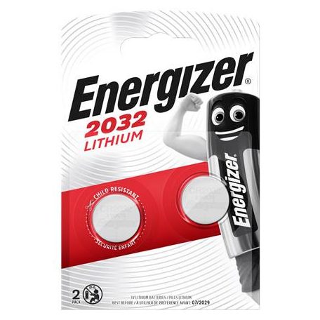 ENERGIZER Gombelem, CR2032, 2 db, ENERGIZER