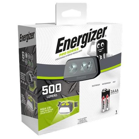 ENERGIZER Fejlámpa, LED, 3xAAA, ENERGIZER „Pro Series Focusing”