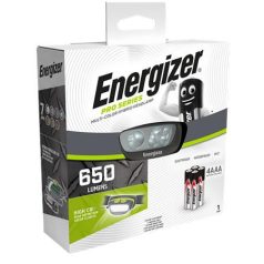   ENERGIZER Fejlámpa, LED, 4xAAA, ENERGIZER „Pro Series Multicolor”
