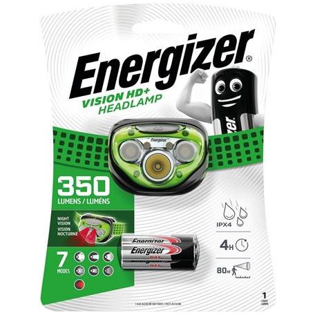 ENERGIZER Fejlámpa, 3 LED, 3xAAA, ENERGIZER "Vision HD Plus"
