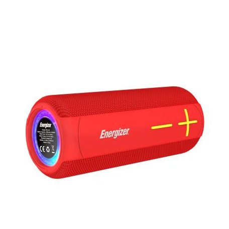 ENERGIZER Hangszóró és power bank, hordozható, vízálló, Bluetooth 5.0, ENERGIZER "BTS161", piros