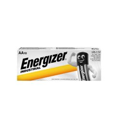   ENERGIZER Elem AA ceruza, 10 db, ENERGIZER ""Alkaline Industrial"