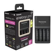  PANASONIC Elemtöltő, AA/AAA, 4x2500 mAh AA, gyorstöltő, PANASONIC "Eneloop Pro"