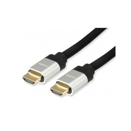 EQUIP HDMI 2.1 kábel, 8K/60Hz, Ultra High Speed, aranyozott, 2 m, EQUIP